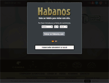 Tablet Screenshot of habanos.com